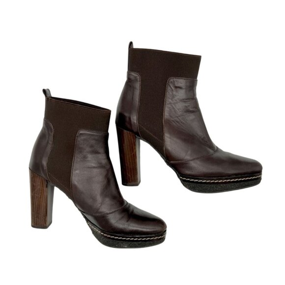 Castaner Brown heeled bootie - Size 8 - Picture 5 of 8